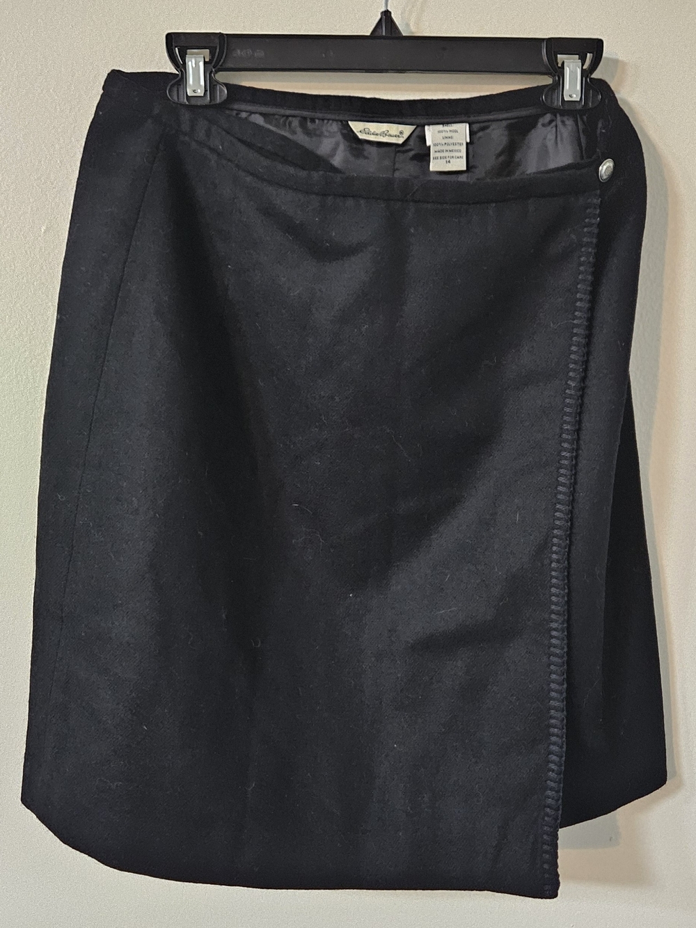 Eddie Bauer Black Pencil Wrap Skirt. Office, Work wear